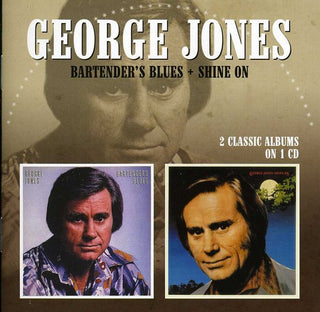 the album cover for George Jones - Bartender's Blues/Shine On [Import]