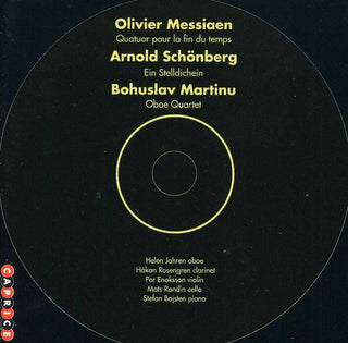 the album cover for Stefan Bojsten - Quartet for End of Time / Stelldichein / Oboe QT