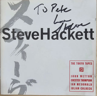 Steve Hackett- The Tokyo Tapes (Signed & Personalized)