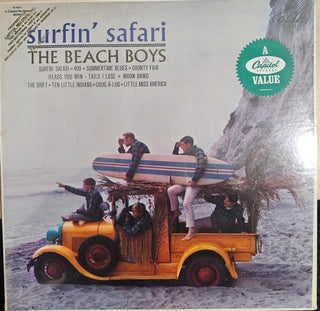 Beach Boys- Surfin' Safari (1980 Mono Reissue)(Top Left Corner Unsealed And Promo Stamped)(Sealed)