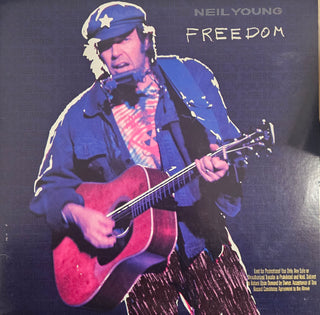 Neil Young- Freedom (Gold Promo Stamp)