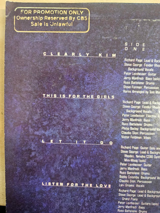 Pages- Pages (Promo Stamp On Back)