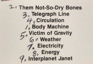 School House Rock: Science Rock (Writing On The Back Of Box)