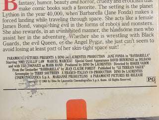 Barbarella: Queen Of The Galaxy (Box Wear On Back)