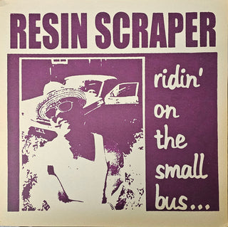 Resin Scraper- Ridin On The Small Bus (Gold Vinyl)(Numbered)