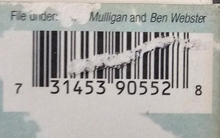 Gerry Mulligan/Ben Webster- The Complete Gerry Mulligan Meets Ben Wester Sessions (Line Through Barcode)