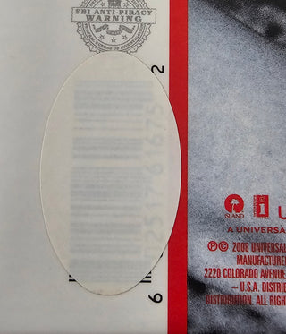 U2- War (2008 2xCD Remaster)(Sticker Over Barcode)