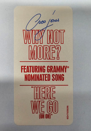 Coco Jones- Why Not More? (Red Vinyl w/ Signed Insert, Hype Sticker On Sleeve) (Used Vinyl)