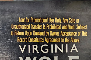Virginia Wolf- Virginia Wolf (Promo Stamped)