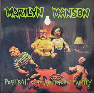 Marilyn Manson- Portait Of An American Family (Green Vinyl w/ Medium Shirt)(Box Spine Unglued, Delicate Spine- See Photos) (Used Vinyl)