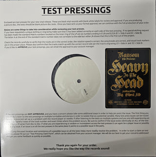 Ransom/Big Ghost LTD- Heavy Is The Head (Test Press) (Used Vinyl)