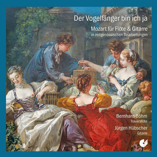 the album cover for Mozart / Boehm / Huebscher - Music for Flute & Guitar