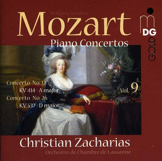 the album cover for Mozart / Zacharias / Lausanne Chamber Orch - Piano Ctos 9