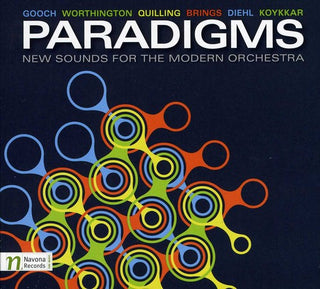 the album cover for Gooch / Slovak Radio Symphony Orchestra / Black - Paradigms: New Sounds for the Modern Orchestra