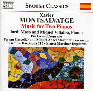 the album cover for Jordi Maso - Piano Music: For Two Pianos 3
