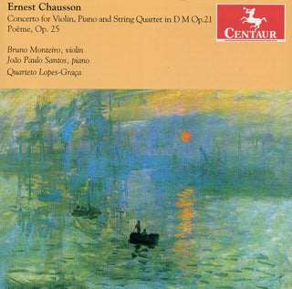 the album cover for Bruno Monteiro - Cto for Violin / Piano & String Quartet in D Major