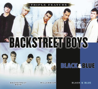 the album cover for Backstreet Boys - Triple Feature