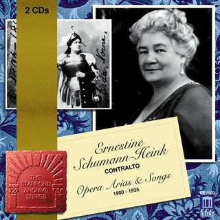 the album cover for ERNESTINE SCHUMANN-HEINK - Arias & Songs