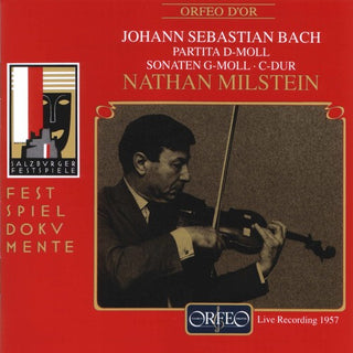 the album cover for NATHAN MILSTEIN - Sonatas for Violin