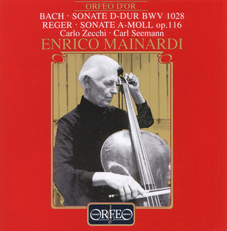 the album cover for Carl Seemann - Sonatas for Cello & Piano: BWV 1028 & Op 116