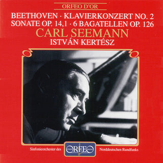 the album cover for Carl Seemann - Piano Concerto 2 / Sonata 1 / 6 Bagatelles