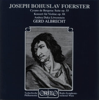 the album cover for Andrea Duka Löwenstein - Violin Concerto 1 / Cyrano de Bergerac / Sym Suite