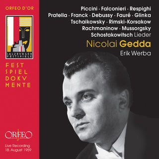 the album cover for Nicolai Gedda - Liederabend: Salzburg Festival 1959
