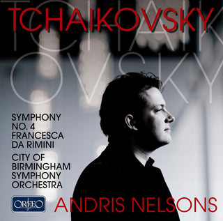 the album cover for City Of Birmingham Symphony Orchestra - Symphony No. 4 & Fantasie Op. 32