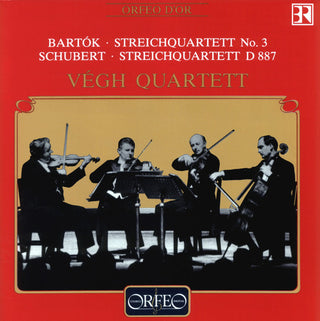 the album cover for VÃ©gh Quartet - Streich Quartett No. 3 / Streich Quartett D 887