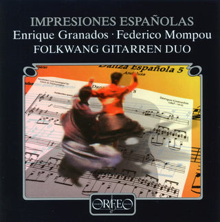 the album cover for Folkwang Gitarren Duo - Danzas Espanolas / Impresiones Intimas
