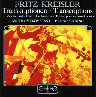 the album cover for Dmitry Sitkovetsky - Transcriptions