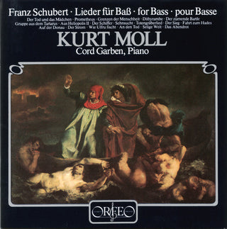 the album cover for Mendelssohn//Hermann - Lieder for Bass