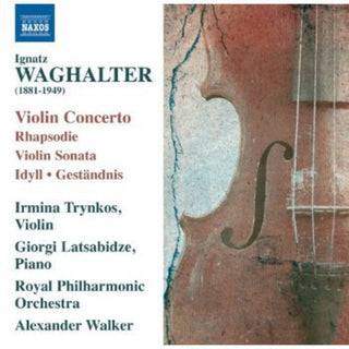 the album cover for Irmina Trynkos - Violin Concerto Op 15