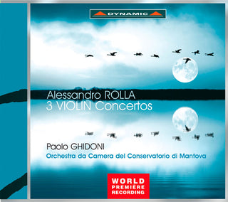 the album cover for Paolo Ghidoni - Three Violin Concertos