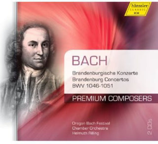 the album cover for Helmuth Rilling - Brandenberg Concertos