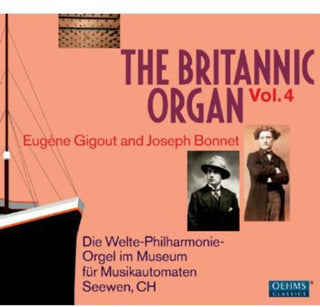 the album cover for Eugene Gigout - Britannic Organ