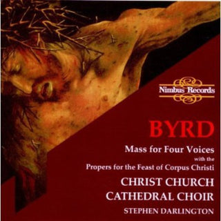the album cover for Byrd / Darlington - Mass for Four Voices