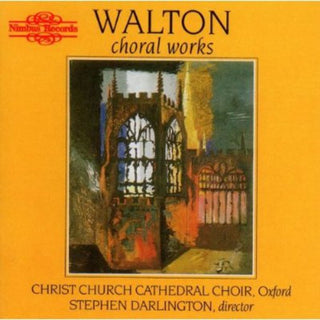 the album cover for Walton / Darlington - Walton Choral Music
