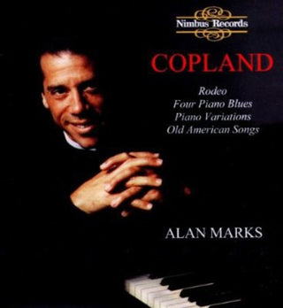the album cover for Copland / Marks - Rodeo / 4 Piano Blues