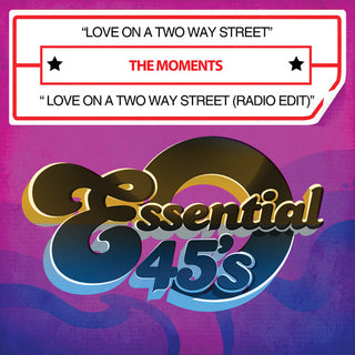 the album cover for Moments - Love On A Two Way Street (Mod)