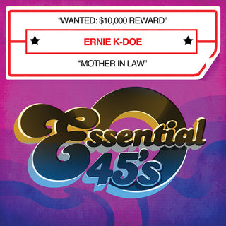 the album cover for Ernie K-Doe - Wanted: $10,000 Reward / Mother in Law