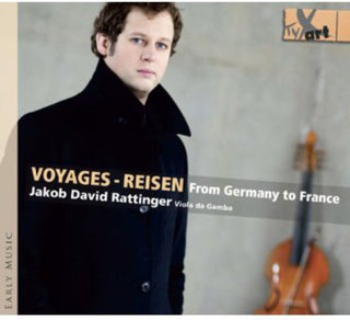 the album cover for Jakob David Rattinger - Pieces for Viola Da Gamba Solo