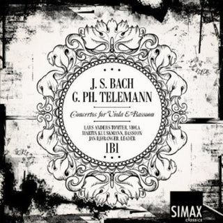 the album cover for Bach / Bjoranger - Concertos for Viola & Bassoon