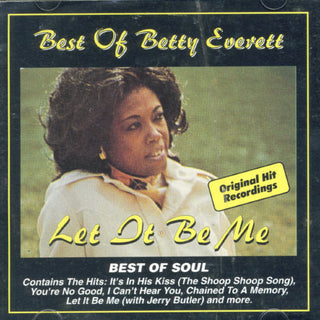 the album cover for Betty Everett - Let It Be Me [Import]