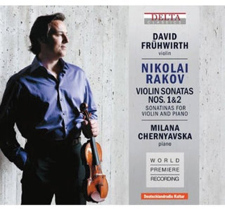 the album cover for Rakov / Fruhwirth / Chernyavska - Violin Sonatas 1 & 2