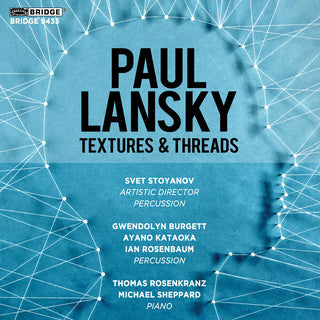 the album cover for Lansky / Burgett / Stoyanov - Textures & Threads