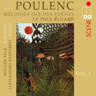 the album cover for Poulenc / Falk / Zuppato - Songs 2 Acc to Paul Eluard