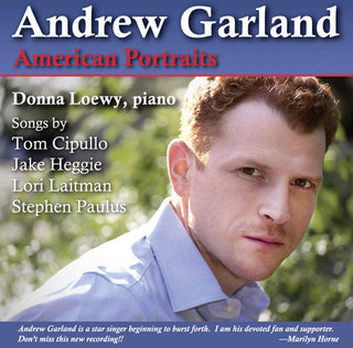 the album cover for Andrew Garland - American Portraits: Garland