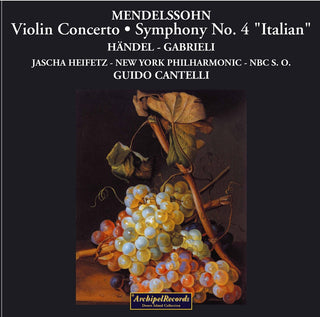 the album cover for New York Philharmonic - Violin Concerto