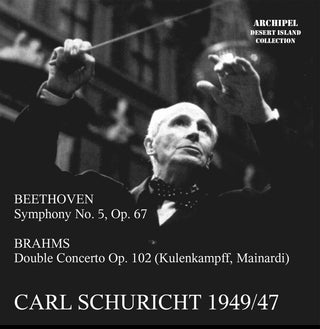 the album cover for Beethoven / Schuricht - Sinfonie 5 Brahms Doppelko